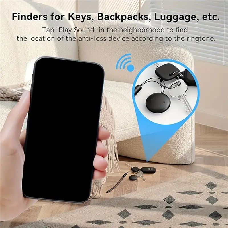 【A17Z】4PCS Smart Itag Global Locator GPS Tracker Works With IOS Find My APP Anti-Lost Finder Locator For Keys Wallet Car Pet