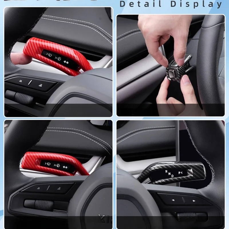 

For Xiaomi SU7/YU7Column Shift Lever Protective Cover Wiper Rod Light Block Rod Block Grip Cover Interior Accessories Decoration