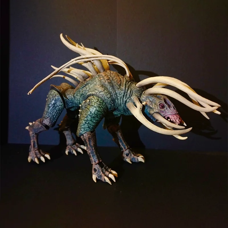 Predator selva caçador série figura de ação clássico grayback com alienígenas do cão modelo colecionável brinquedo presente para fãs presente de natal