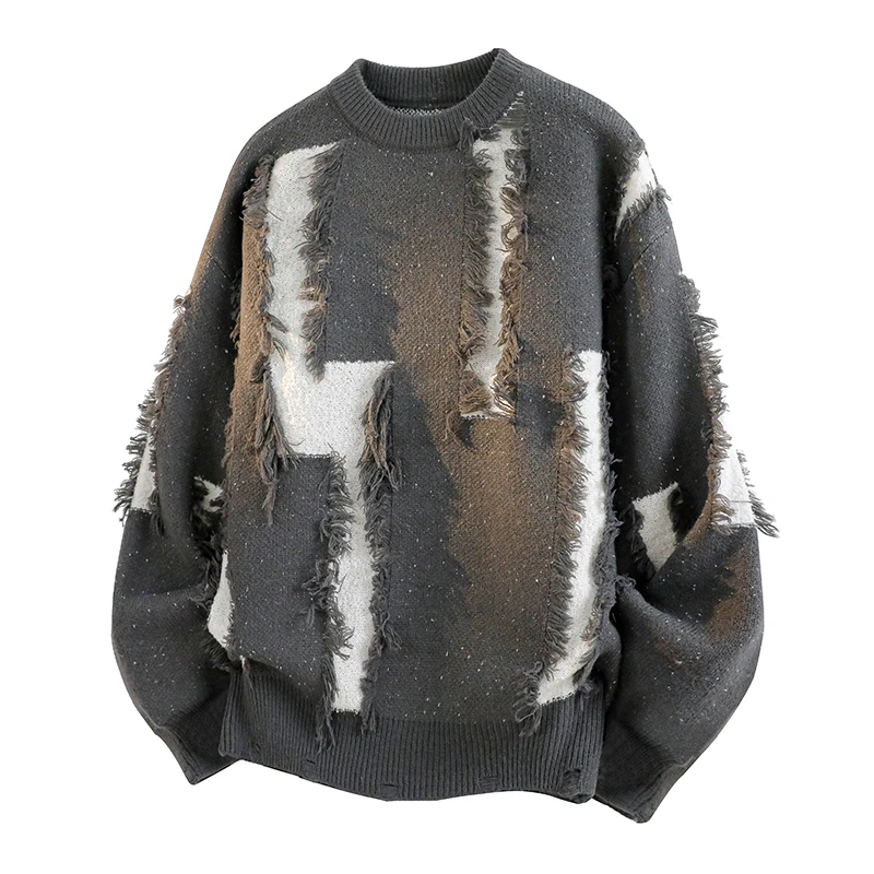 

Winter New Home Windproof and Warm Round Neck Pullover Sweater Comfortable Versatile Breathable High-quality Men's Knitted Top