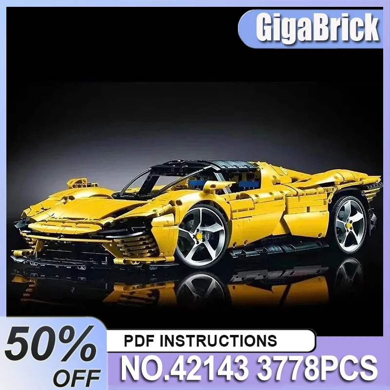 MOC Limited Edition Vehicle Building Blocks Supercar Compatible