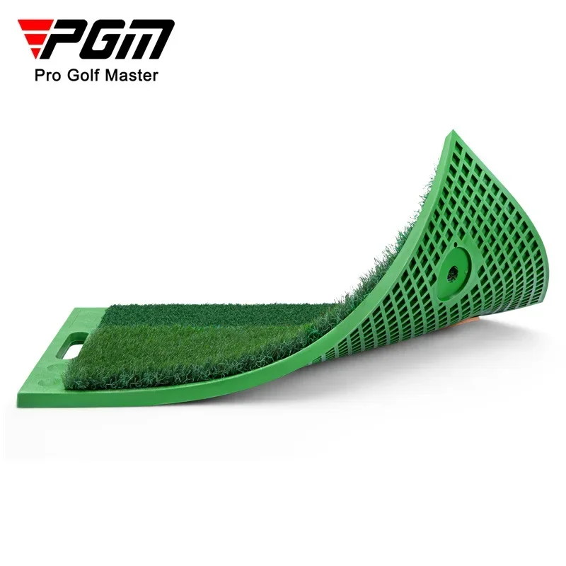PGM Golf Portable Double Grass Strike Pad Cutting Rod Swing Pad Soft Bottom Handheld NEW