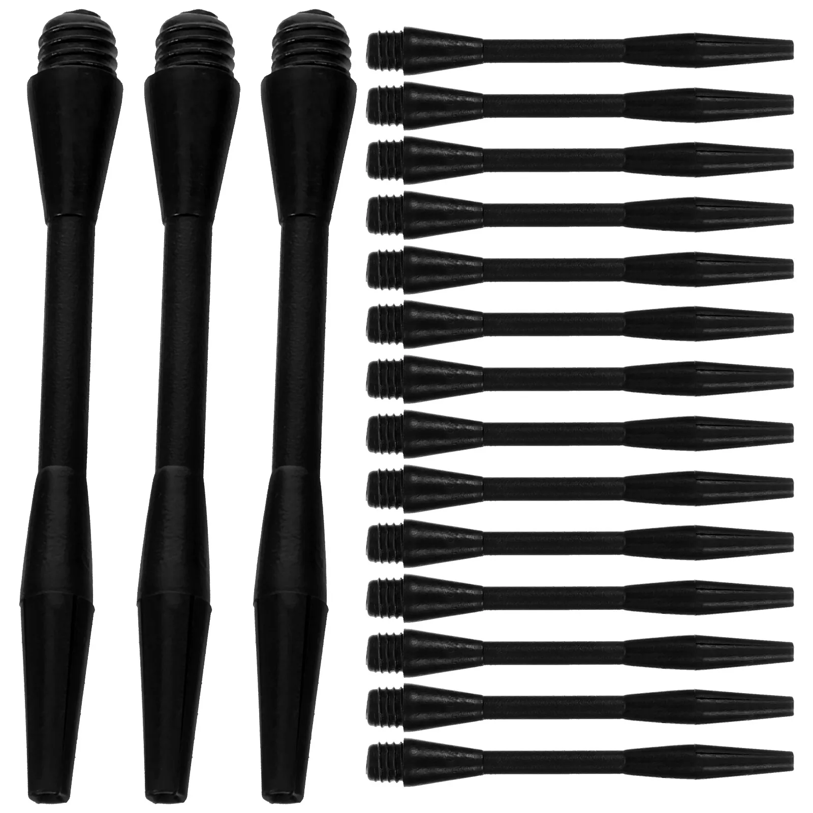

50pcs Accessories Black Nylon Replacement Stems for Steel Tip Nylon Supplies Durable Outdoor Toys Supplies