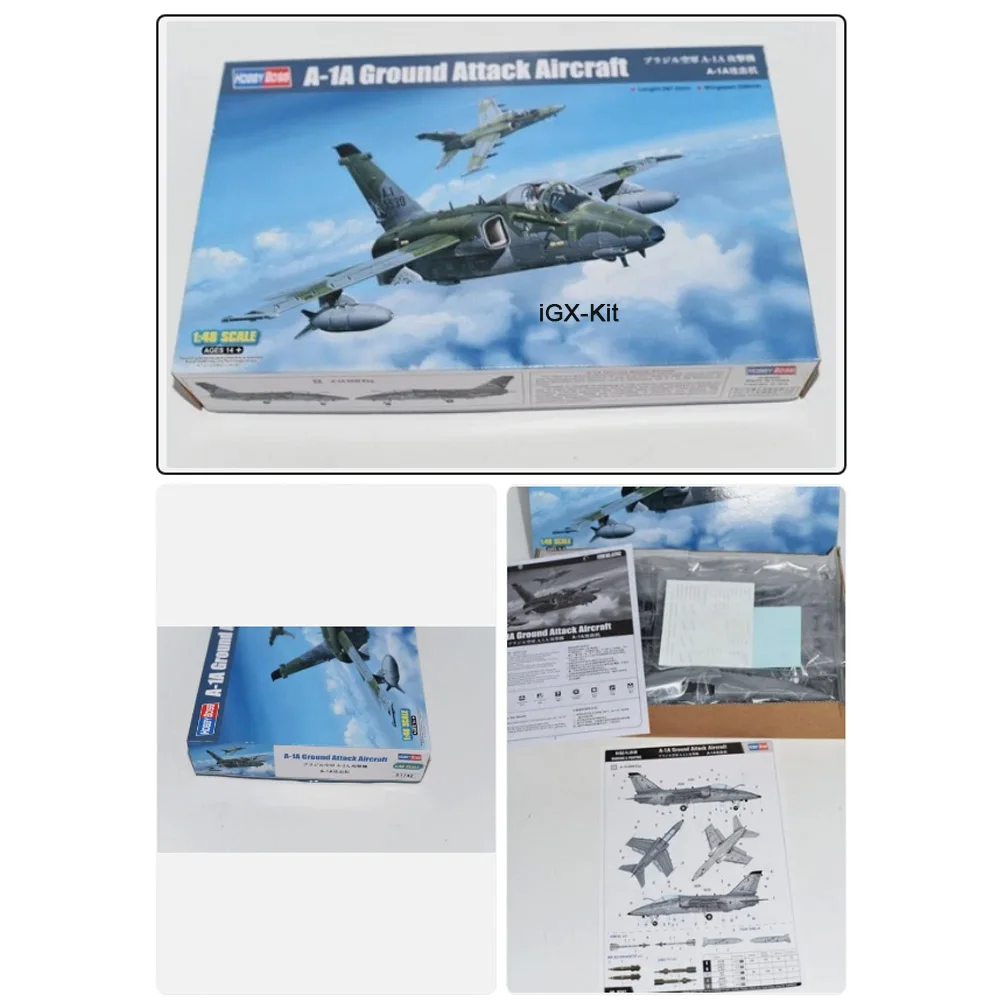 

HobbyBoss 81742 1/48 Scale Brazil Air Force A1A A-1A Ground Attack Aircraft Plane Airplane Plastic Assembly Model Building Kit