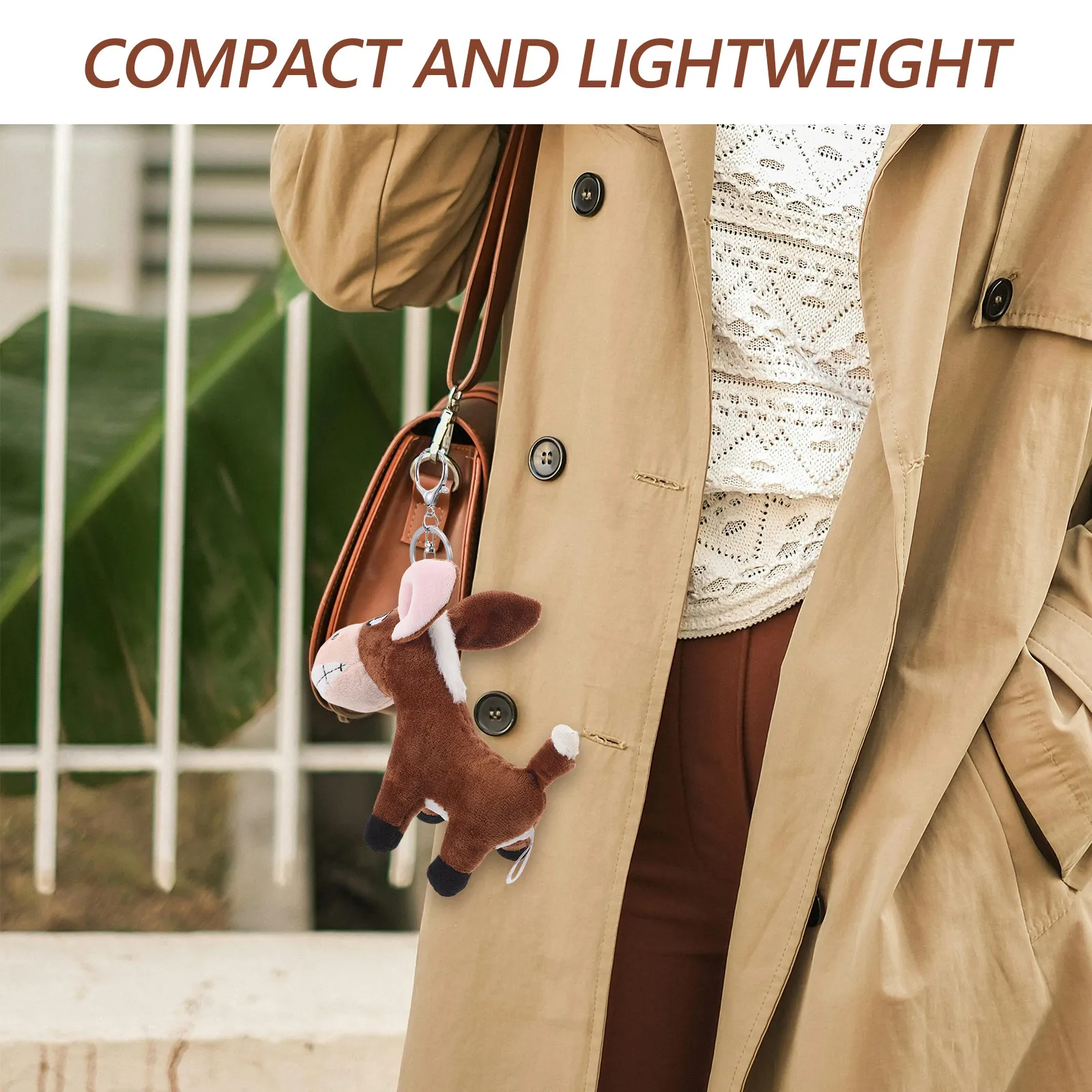 

Креативный мягкий брелок-ослик 13 см, миниатюрная плюшевая игрушка из ПП-хлопка, милый брелок-подвеска для сумки, аксессуар для детских праздников