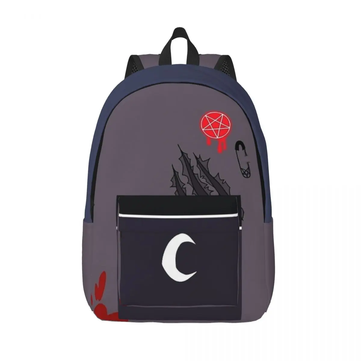 Helluva Boss Loona zaino per ragazzo ragazza bambini studente scuola Bookbag tela Daypack scuola materna borsa durevole