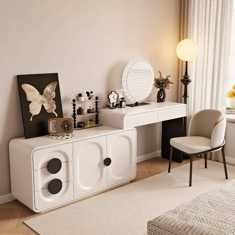 

White Storage Makeup Vanity Desk Luxury Natural Cheap Vintage Makeup Vanity Desk Cheap Wooden Kaptafel Furniture For Home