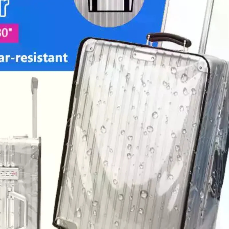 

PVC transparent luggage compartment lid, travel waterproof, dustproof and wear-resistant, suitable for 20-30 inch luggage