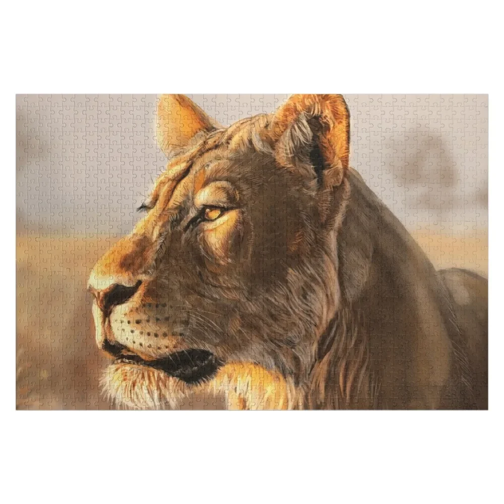 

Queen of Safari - Lioness Jigsaw Puzzle Adult Wooden Wooden Adults Jigsaw For Kids Puzzle