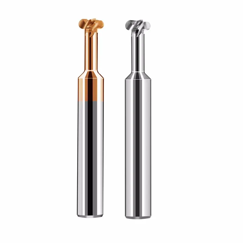 HRC55 Arc T-Shaped Milling Cutter Lollipop End Mill Ball Slot Endmill Solid Carbide Cnc Cutter R6 For Steel Aluminum 3D