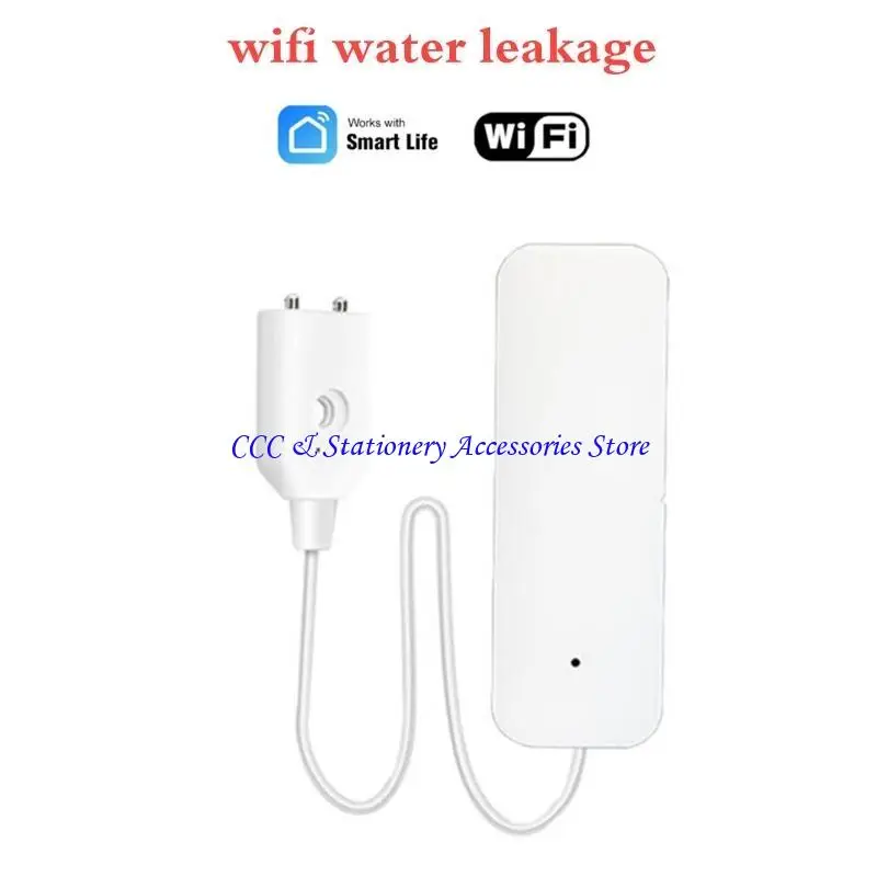 Q1JC TUYA WIFI WIFI تسرب تسرب مستشعر الفيضان مستوى الكشف عن التدفق الخلاصة