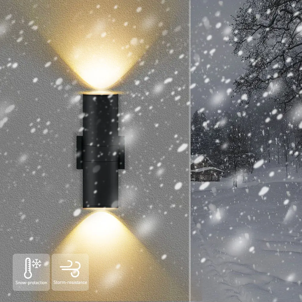 10W12W24W الحديثة LED حتى أسفل في الهواء الطلق الجدار ضوء مقاوم للماء IP65 الحائط مصباح لإضاءة ممر الشرفة الديكور الشمعدان #1