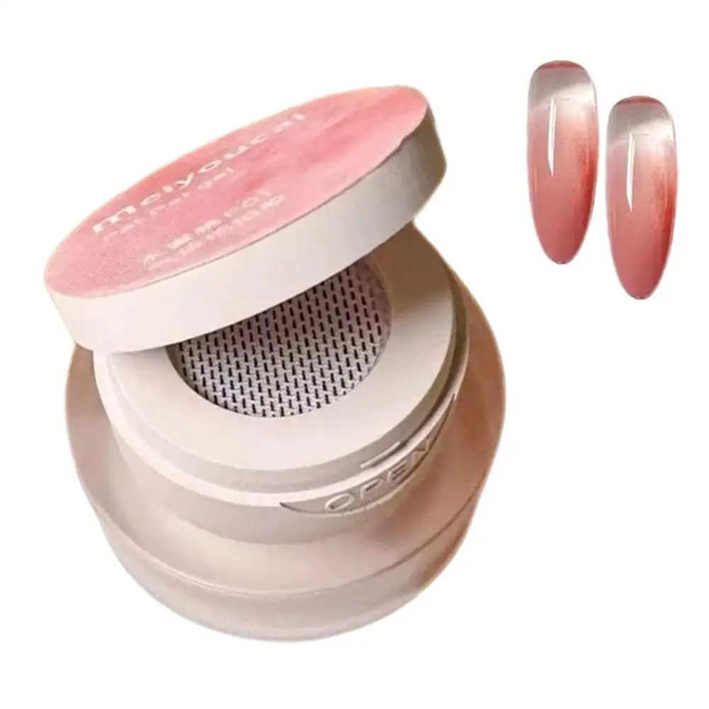 Żel do zdobienia paznokci z efektem powietrznego poduszkowego nakładania, gradientowy, do rozmazywania, do efektu różu, UV LED, soak off, jesienno-zimowy dekor do manicure dla kobiet.