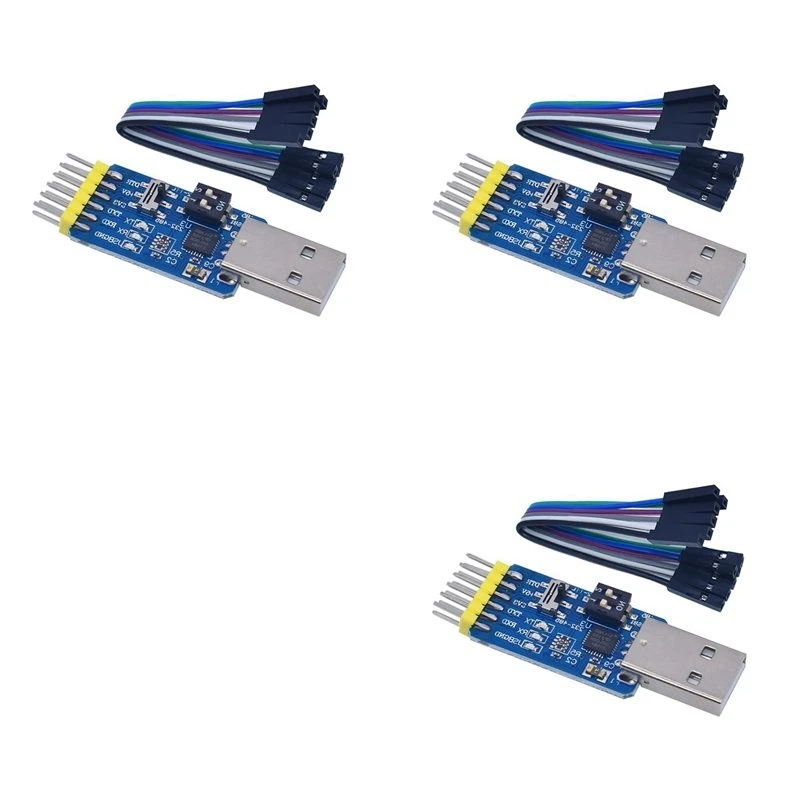 Classic-3X 6-In-1 Multifunctional USB To UART Serial Port Module USB TTL 485 232 Free Conversion CP2102 USB To TTL TTL To 232