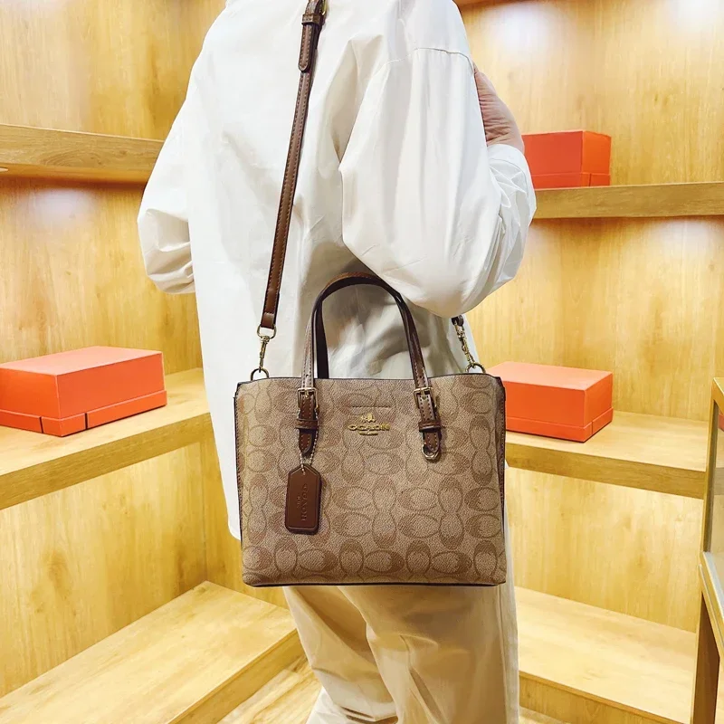Luxury Premium Women's Leather Tote Bag Designer Crossbody Shoulder Handbag Elegant Ladies Purse Fashionable Diaper Bags