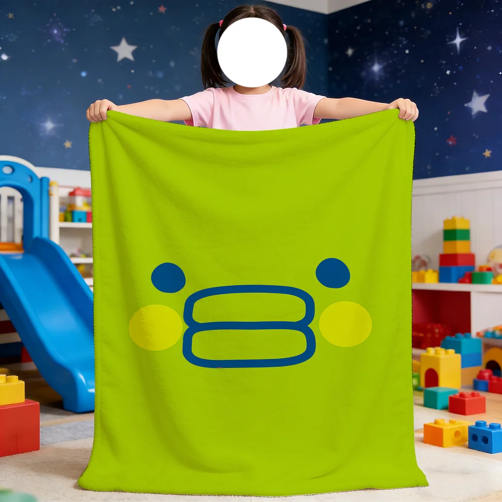 T-Tamagotchi Blanket For Soft Throw Blanket for Picnic Bed Sofa Home Bedroom Cozy Warm Comfortable