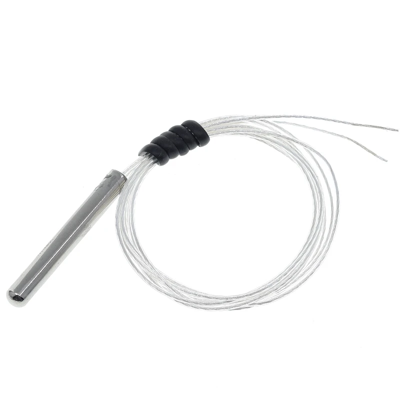 PT100 Platin-Widerstandstemperatursensor, wasserdichte Temperaturfühler -20–450 °C, isolierte Abschirmung, Fiberglas, 50 cm – Detail 23