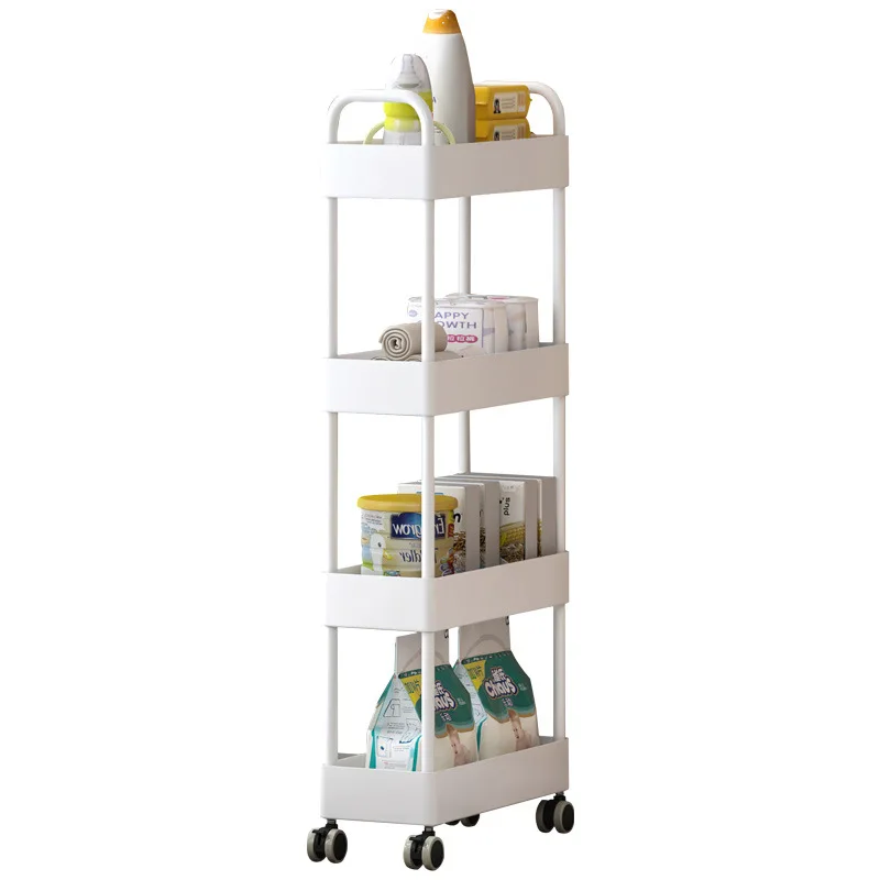 

Kitchen Racks Storage Organization Holders Rotating Removable Shelf on Wheels Kitchen Corner Rack Accessory Decorations Supplies