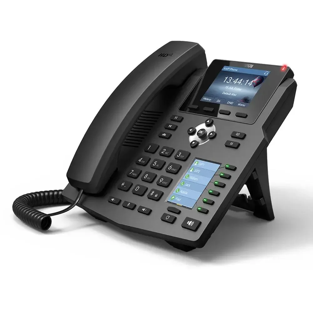 Fanvil X4 Sip IP Phone 4 SIP Lines HD Voice Enterprise Phone Intelligent DSS Key IP Phone For Hotel Account