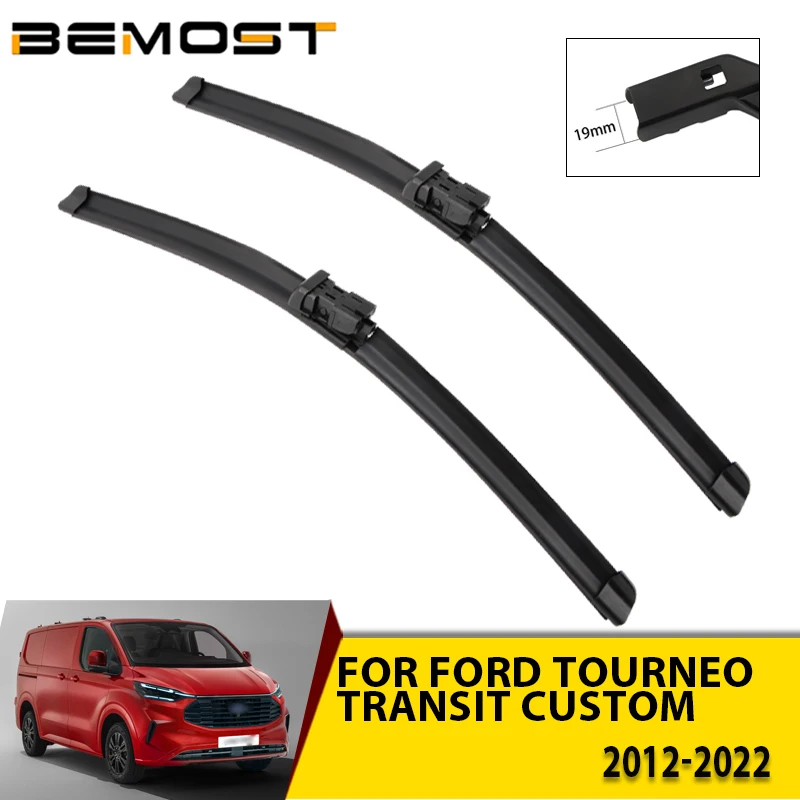 Auto-Wischerblätter für FORD Tourneo Transit Custom 2012-2022 Windschutzscheibe Frontscheibe Scheibenwischerblätter 30"+28"R Autozubehör