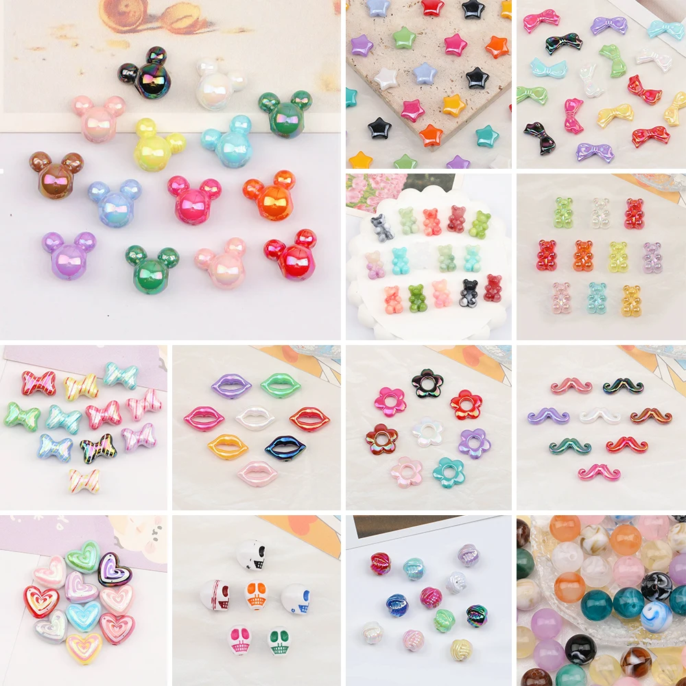 

Cordial Design DIY Beads Making/Cartoon Beads/Various Shape/Acrylic Bead/Hand Made/Flower Bead/Jewelry Findings & Components