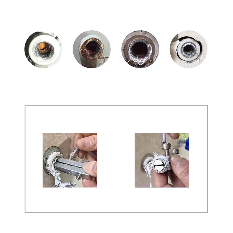 1Set Wasserhahn Eckventil Gebrochener Draht Extractor Tap Reverse Draht Wasser Rohr Gebrochenes Rohr Kopf Schraube Extraktion Werkzeug Reparatur teile