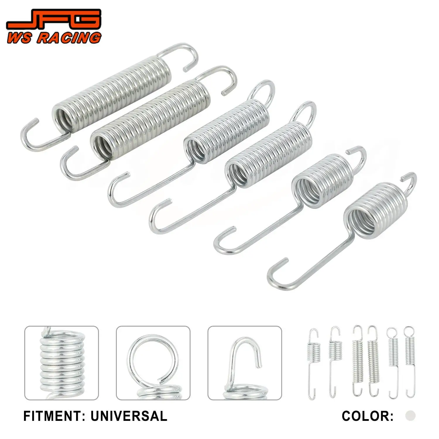 Universal Foot Peg Motorcycle Accessories Footpedal Spring Springs Set For KTM YAMAHA HONDA Electric Dirt Bike Off-road Parts
