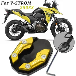For Vstorm250SX DL 250 250 SX DL 250 Motorcycle Kickstand Foot Side Stand Extension Pad Support Plate