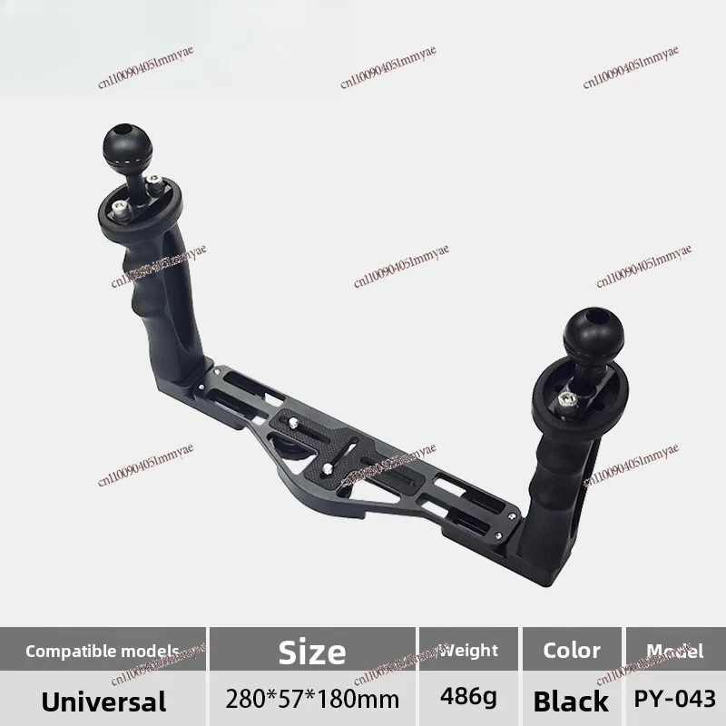 مقبض بلاستيكي معدني قوس الغوص في أعماق البحار مضاد للصدأ SLR كاميرا عمل واحدة صغيرة ملحقات التصوير تحت الماء #6