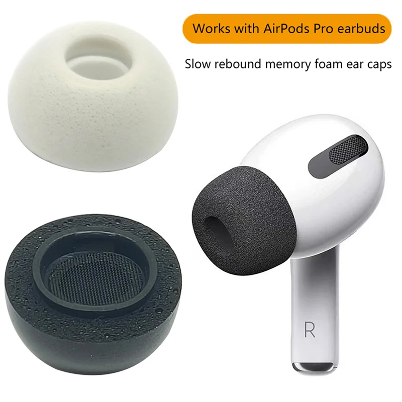 Memory Foam Tips For Airpods Pro 2 Foam Eartips Ear Buds Replacement Tip For Air Pods Pro Ear Cushion Pads Accessories