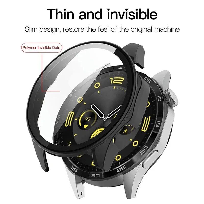 Tempered Glass+Cover For Huawei Watch GT4 41mm Case SmartWatch Accessorie Screen Protector huawei gt 4 46mm Bumper for women men