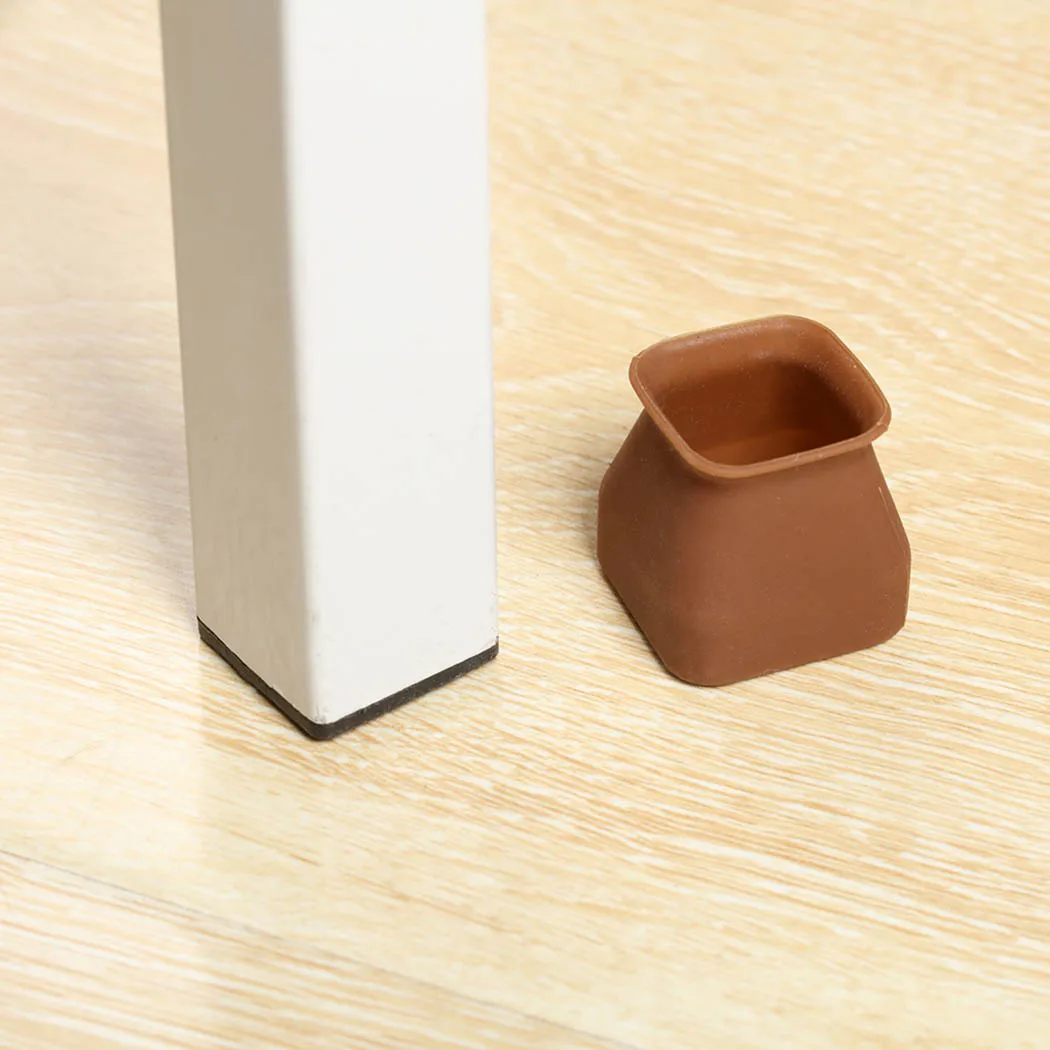 

Practical Simple Accessories Table Foot Cover Cover Transparent 16PCS/Set Silicone 3.7*3.7*3cm Chair Protector