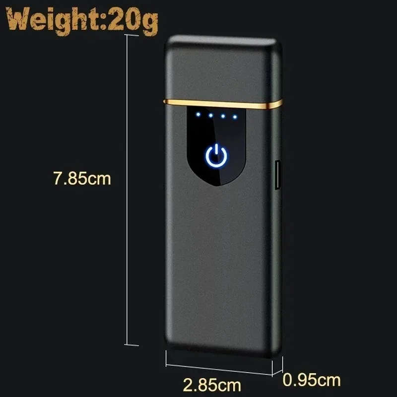 Hot Sale Selling Usb Rechargeable Electric Heating Wire Cigarette Lighter Portable Fashionable Lighter Gift For Men And Women