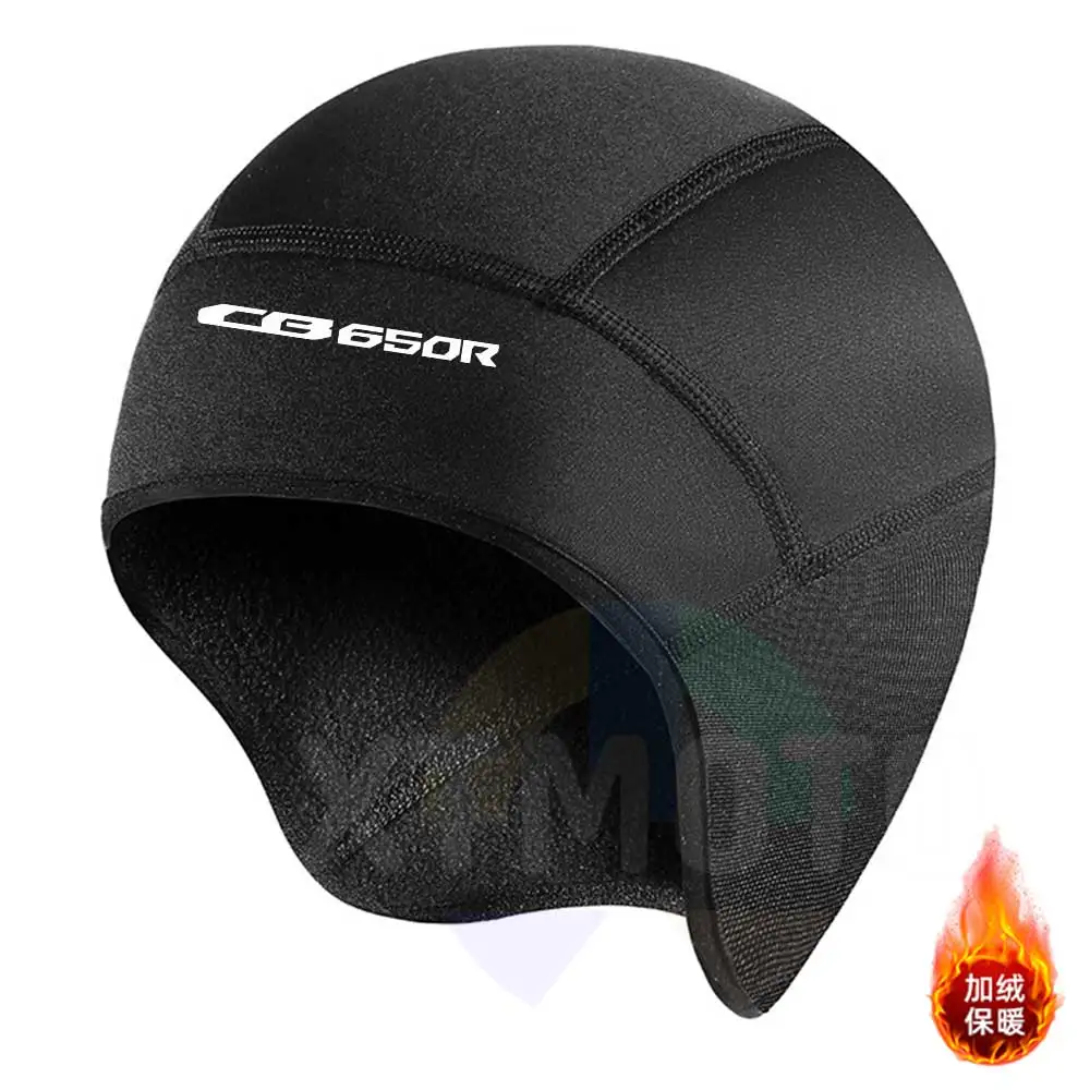 Caps Warm Outdoor Skiing Bike Riding Caps Helmet Liner Sweat Wicking Cap Running Hats for Men Accessories For HONDA CB650R