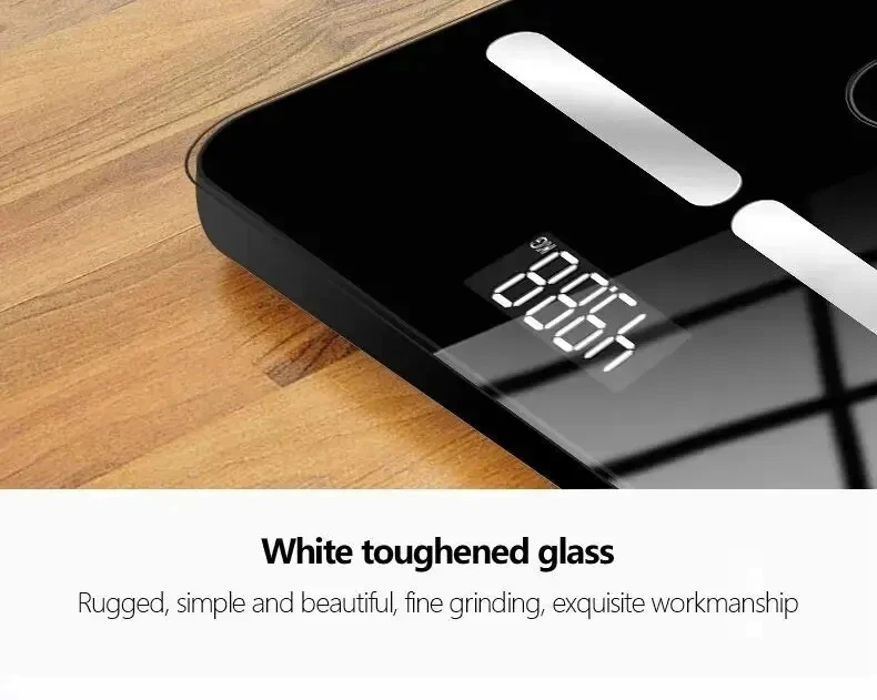 Precision Smart Body Fat Scale With Led Display And Usb Charging_voghion.com