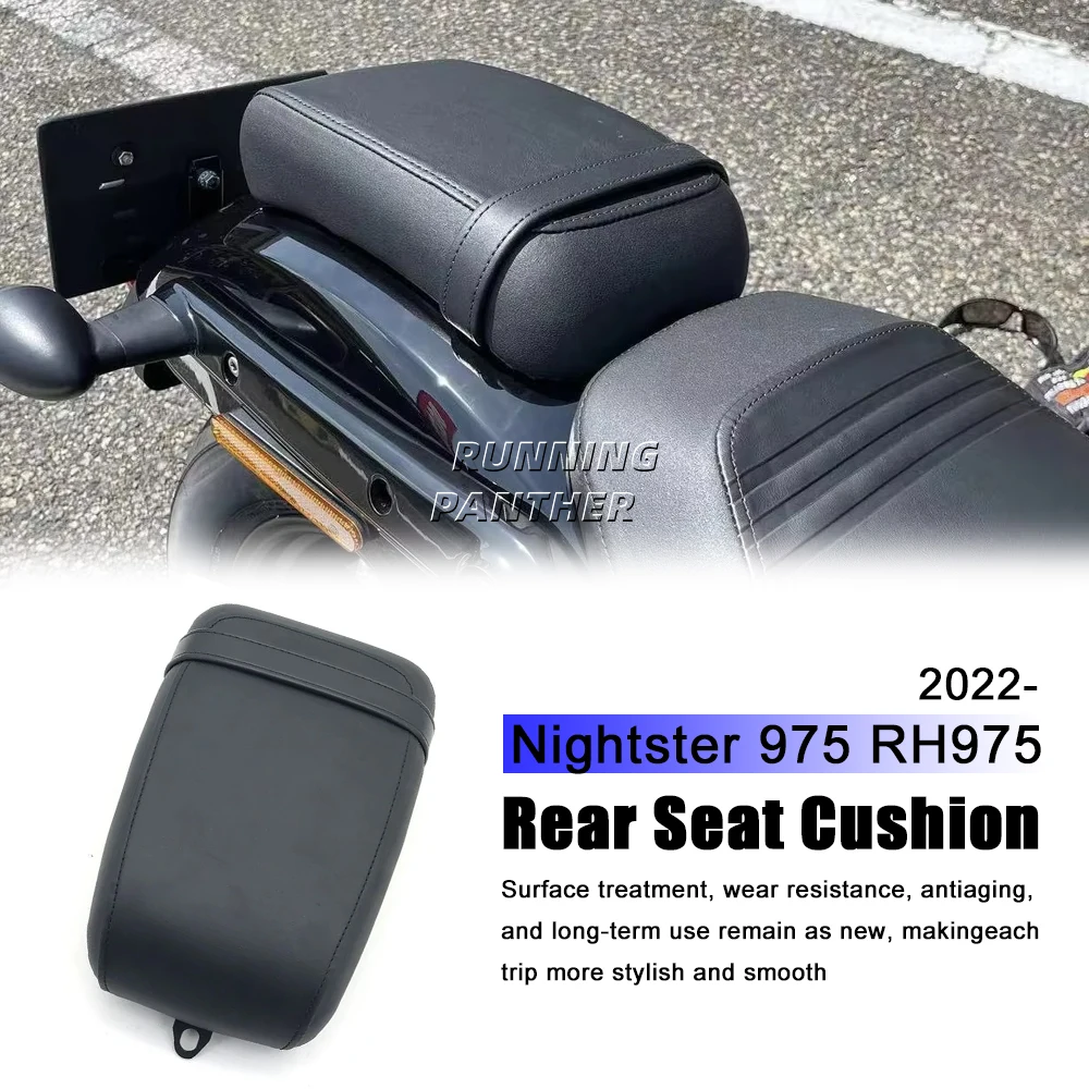 

New Motorcycle Nightster975 RH975 Nightster 975 2022 Pillion Rear Seat Pad PU Pillow 2022Passenger For Nightster RH 975