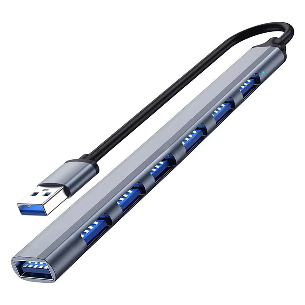 USB Tipo C Multi Splitter para PC, USB 3.0, USB 2.0, Alta Velocidade, 5Gbps, Multiporta A, Porta