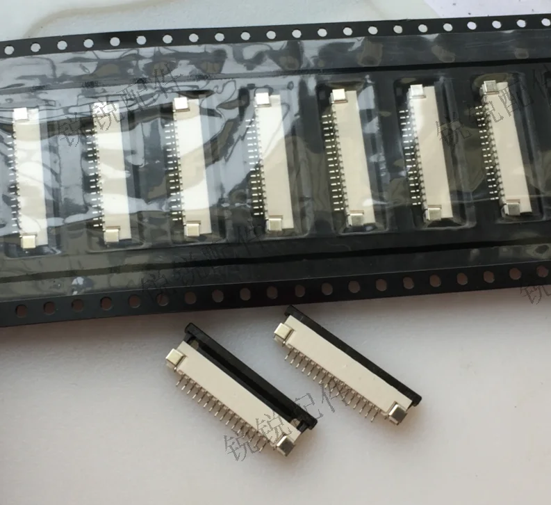 For  FPC/FFC Connector Patch socket 16P 1.0MM horizontal attach under contact flat cable socket