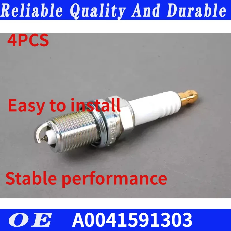 4PCS High quality For MERCEDES-BENZ CL C215 SPARK PLUG A0041591403 A0041591303 A0001590500  car accessories