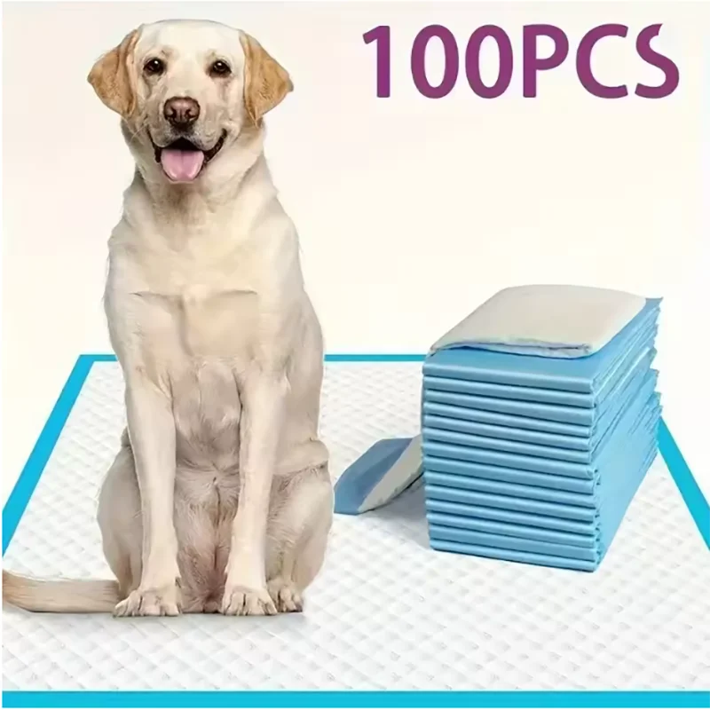 

10/20/40/50/100PCS Absorbent Dogs Diapers Disposable Puppy Training Pee Pads Quick Dry Surface Mat Clean Cushion Dog Supplies