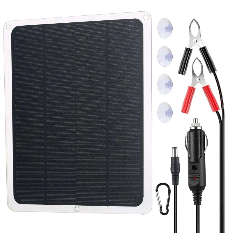 Picture 3: New High Quality 20W Single Crystal Solar Panel for Chargeur D'entretien De Batterie De Voiture, Mainteneur Amélioré