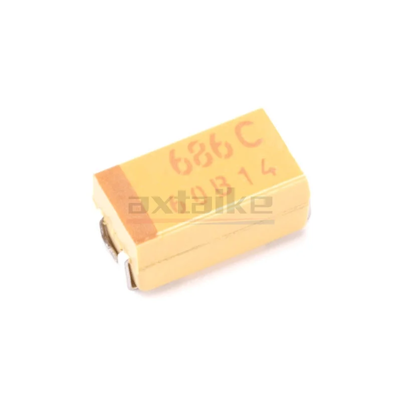 10 قطعة 68 فائق التوهج 6.3V 10V 16V 25V 686 686K ABC D E 3216 3528 6032 7343 10% SMD 686J 686A 686C 686E التنتالوم مكثف