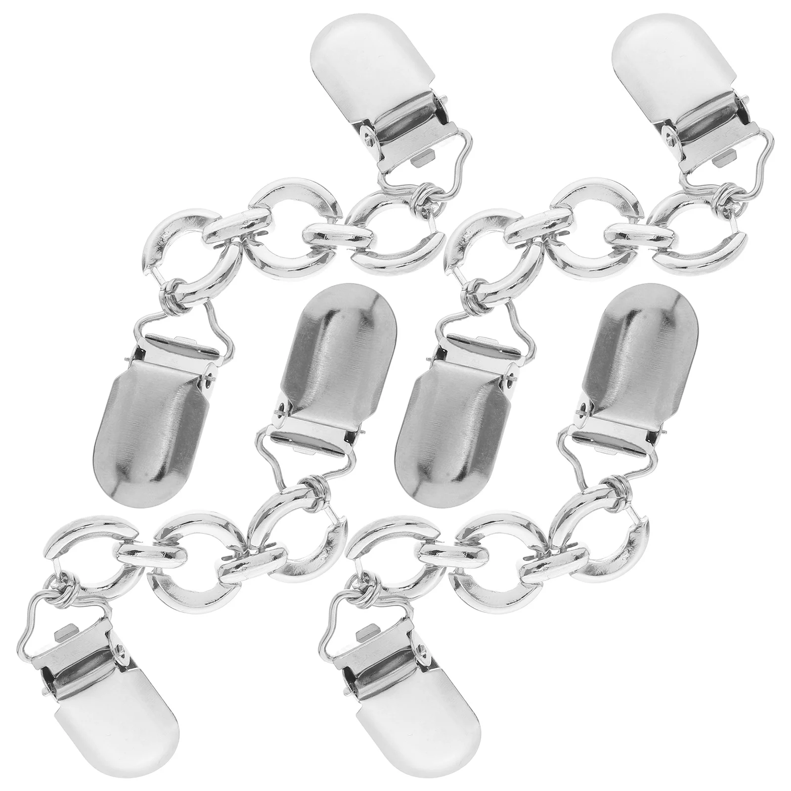 

4Pcs Sweater Shawl Clips Stylish Round Scarf Clasp for Women Wedding Party Wear Minimalist Clothing Accessory Travel Essential