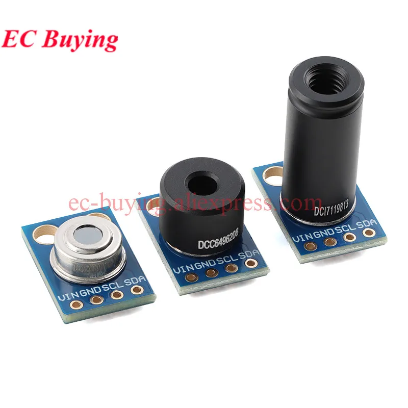 GY-906-BAA/BCC/DCI MLX90614ESF New MLX90614 Non-contact Infrared Contactless Temperature Sensor Module Compatible MLX90614-DCI