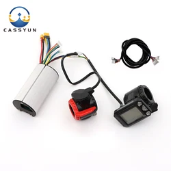 350w Folding Scooter Controller Accessories 24V 36V Carbon Fiber Scooter Controller LCD Display Brake Accelerator Throttle Set