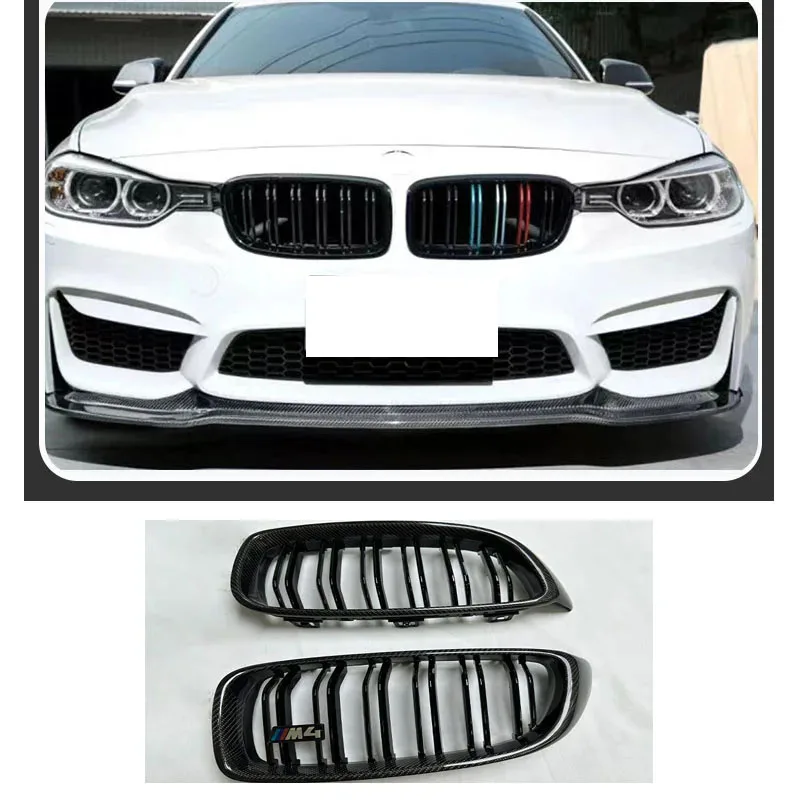 For BMW M4 F82 MP Model Carbon Fiber Grille Front Bumper Air Inlet Between 2013-2016