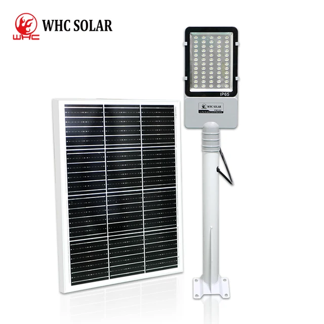 

WHC PB8180 Smart Solar Street Lights,Turn on at Dusk and Turn Off at Dawn Automatically.80W Solar Led Street Lights