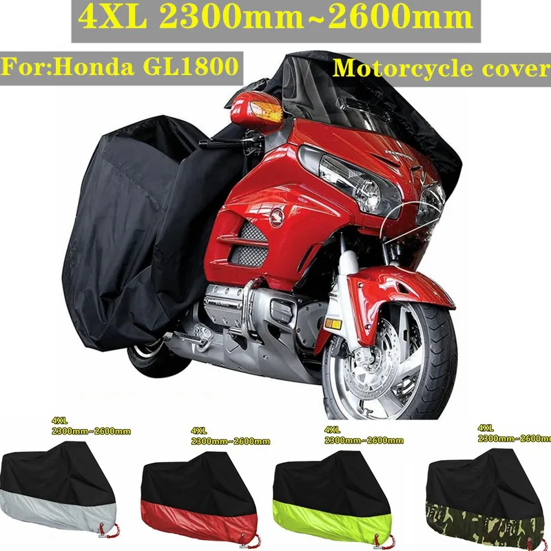 

Motorcycle cover Outdoor Uv Protector Rain Dustproof Scooter Covers waterproof For Honda Gl1800 Goldwing Versys 1000 Vn800 4XL