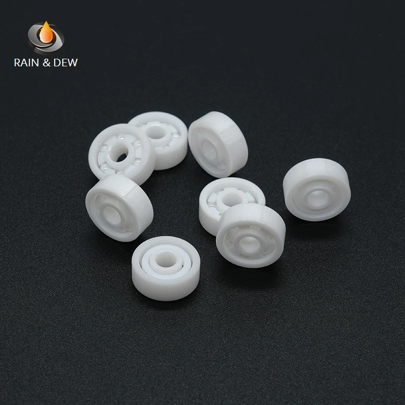 1Pcs Zirconia Ceramic Bearing ABEC-9 3x10x4 5x11x4 3x8x4 5x10x4 4x9x4 3x6x2.5 4x7x2.5 5x8x2.5 5x9x3 4x10x4 6x10x3 7x11x3 6x12x4