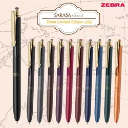 Japan  Sarasa JJ57 Grand Vintage 0.5mm Gel Pens Retro Color Ink Metal Penholder Sign Pen Stationery Office School Supplies